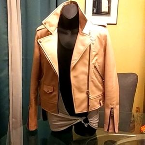 NWOT, Mackage blush moto jacket! Sz.S/P, Genuine leather!